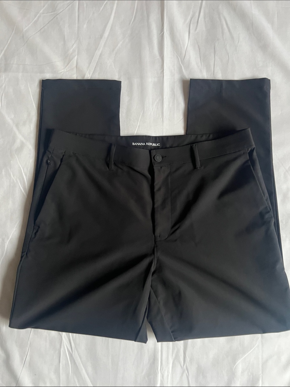 Banana Republic Men’s Performance Slim Fit Chino Pants Black Sz 36x30